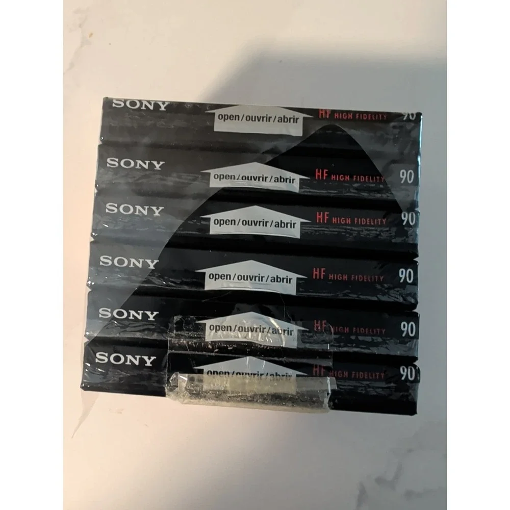 6-Pack New Sony C-90HFL High Fidelity 90 min Recordable Audio‎ Cassette Tape Lot